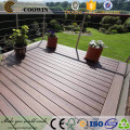 Decking en bois décoratif extérieur solide PVC WPC bois composite en plastique decking